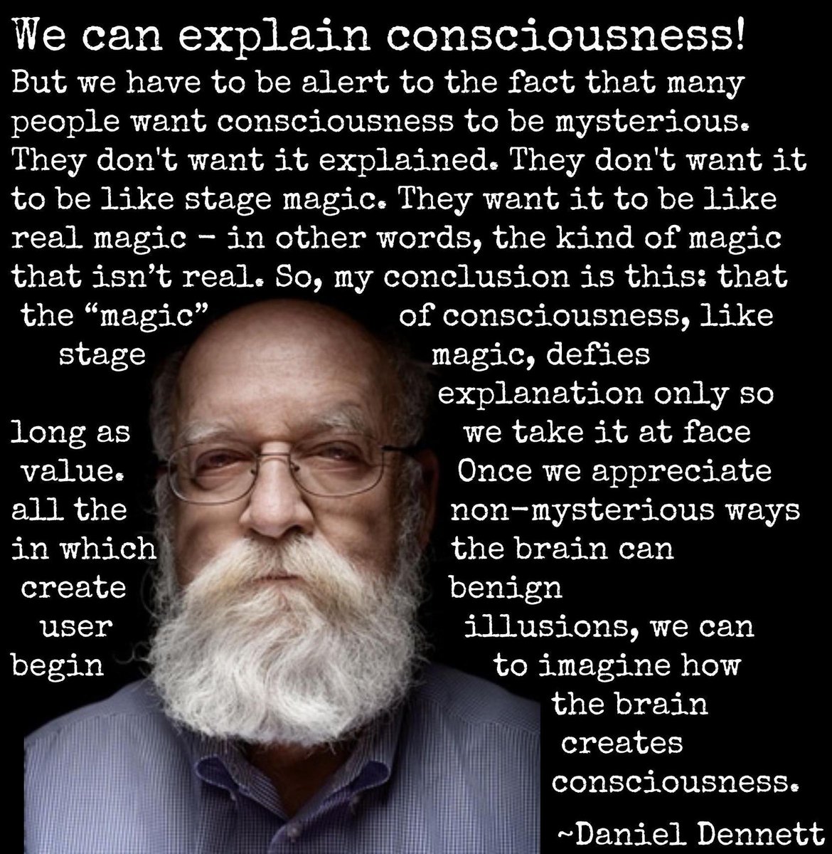 secular_today's tweet photo. #NoHardProblem #TheTunedDeck #ConsciousnessExplained @DanielDennett http://t.co/czEw40DVb0