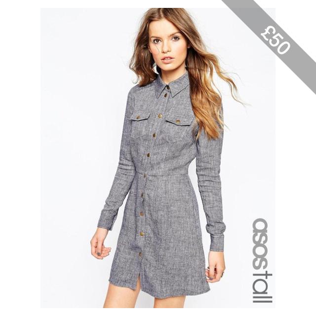 founder_style's tweet photo. ASOS TALL A-Line Shirt Dress in Linen Denim http://t.co/qZTHTfUnER http://t.co/6kJDA9fcXc