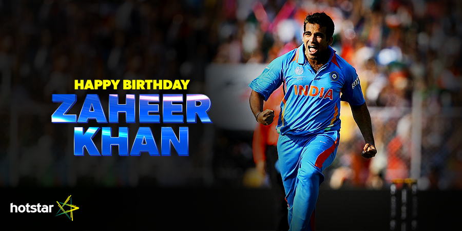 Zaheer Khan turns 37! Here s to wishing Zippy a very happy birthday and the best of luck. 