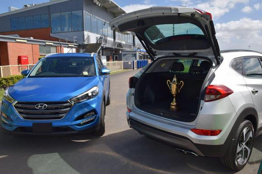 tabcomau's tweet image. The new Hyundai Tucson has arrived at @CranTurfClub. Be on course this Sunday, #CranbourneCup day to win!