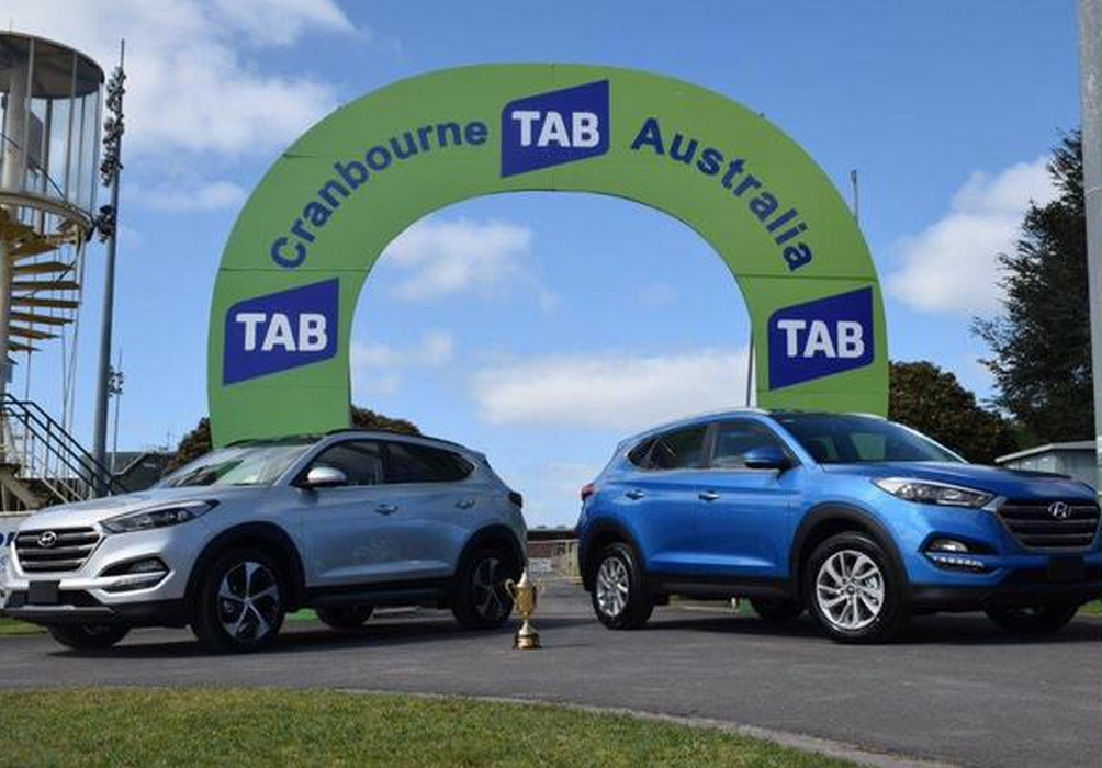tabcomau's tweet image. The new Hyundai Tucson has arrived at @CranTurfClub. Be on course this Sunday, #CranbourneCup day to win!