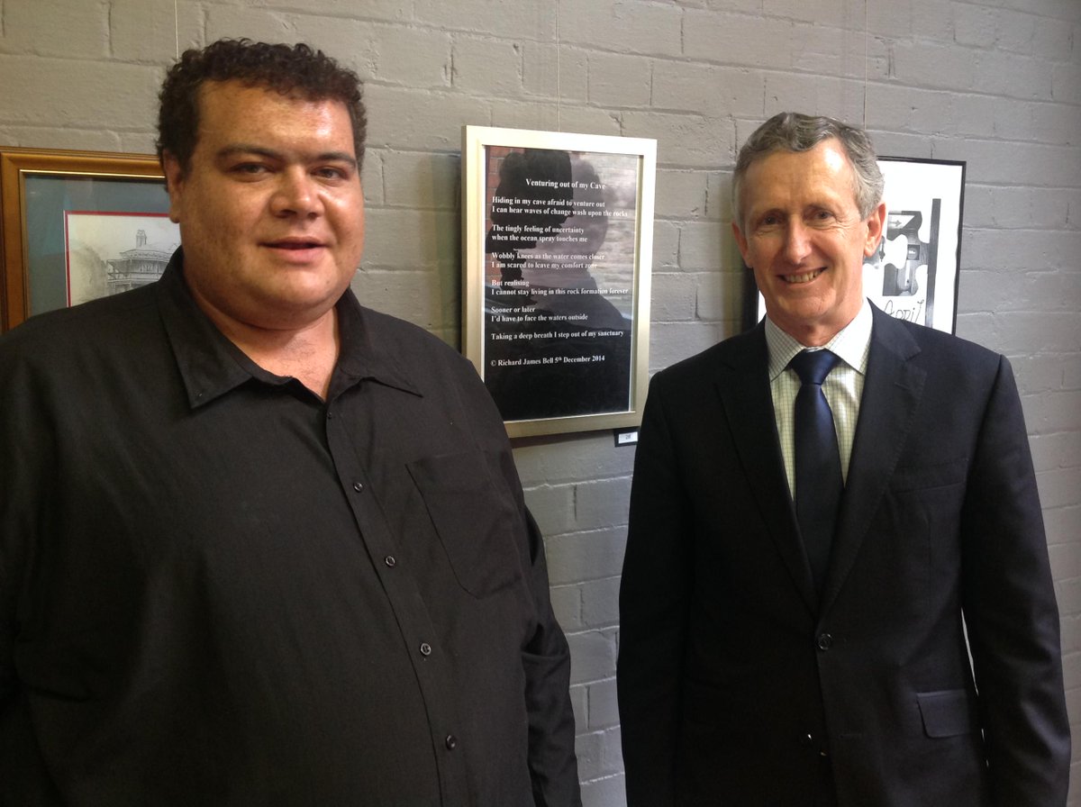 BraincloudAus's tweet image. RT @mhcnsw: @BeingMHW: Richard builds a healthier self thru poetry and art. #valueyourmind  #BraincloudMH