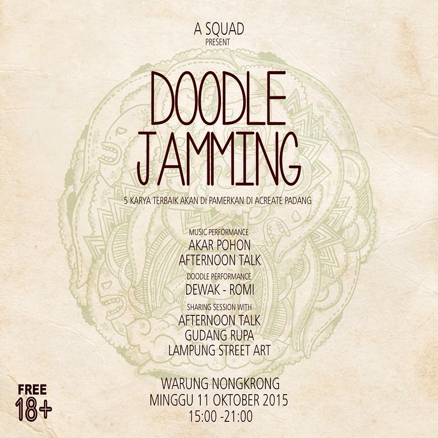 hallo #goaheadpeople jgn lupa hari minggu, ada yg seru-seru di doodle jamming #Asquad #AcreatePDG