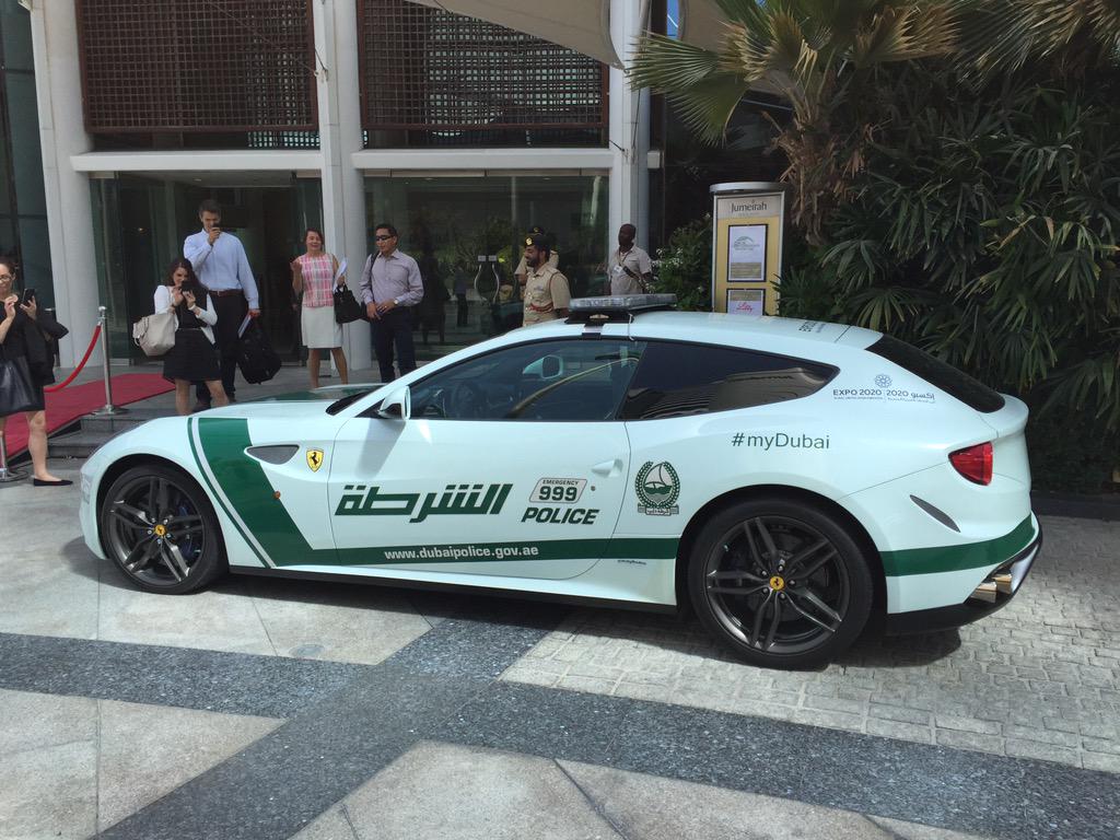 DynamicClaire's tweet image. The police drive Ferraris in Dubai! @DynamicEvents2 #discoveringculture