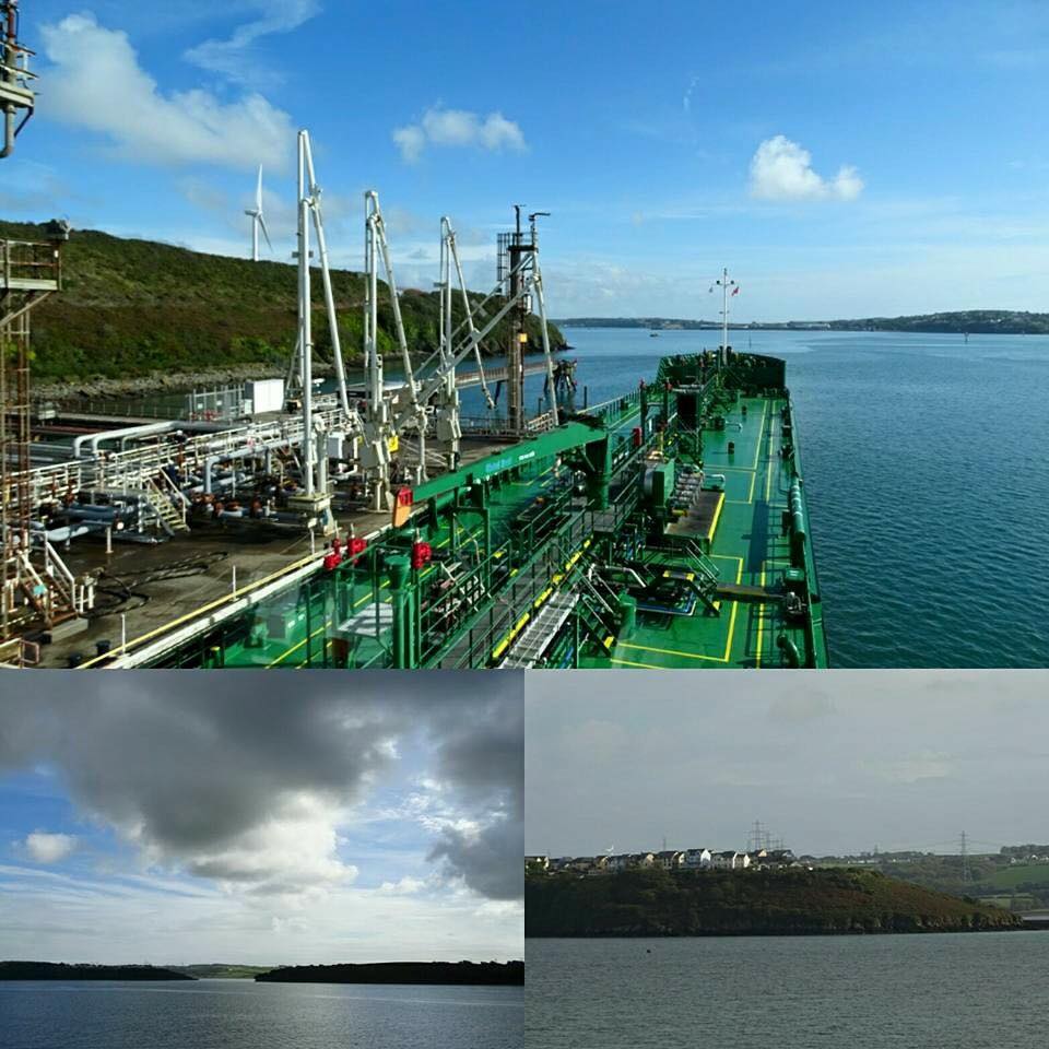 Thun Garland in sunny Milford Haven, Great Britain.