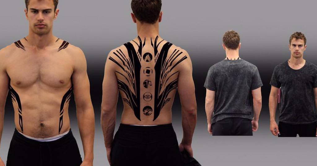 tris prior on Twitter "NEWConcept art of Tobias's tattoos ft Theo