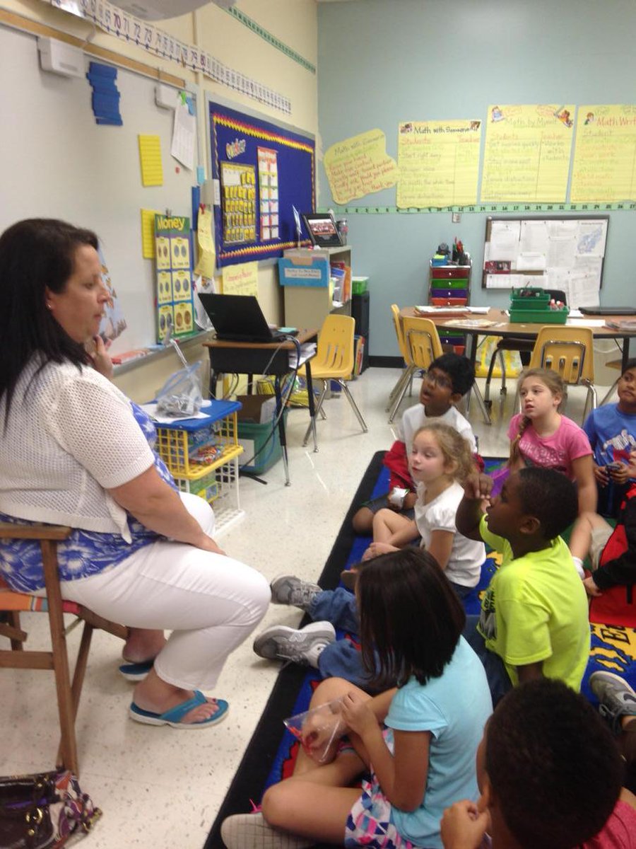 Thanks Mrs. Leslie for being our first Mystery Reader! <a href="/ShakeragElem/">Shakerag Elementary</a>