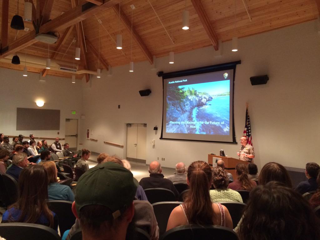 AcadiaNPS's tweet photo. It's time for the Science Symposium at @SchoodicInst! Let's Science!! #acadiascience http://t.co/RVIIBr3UVX
