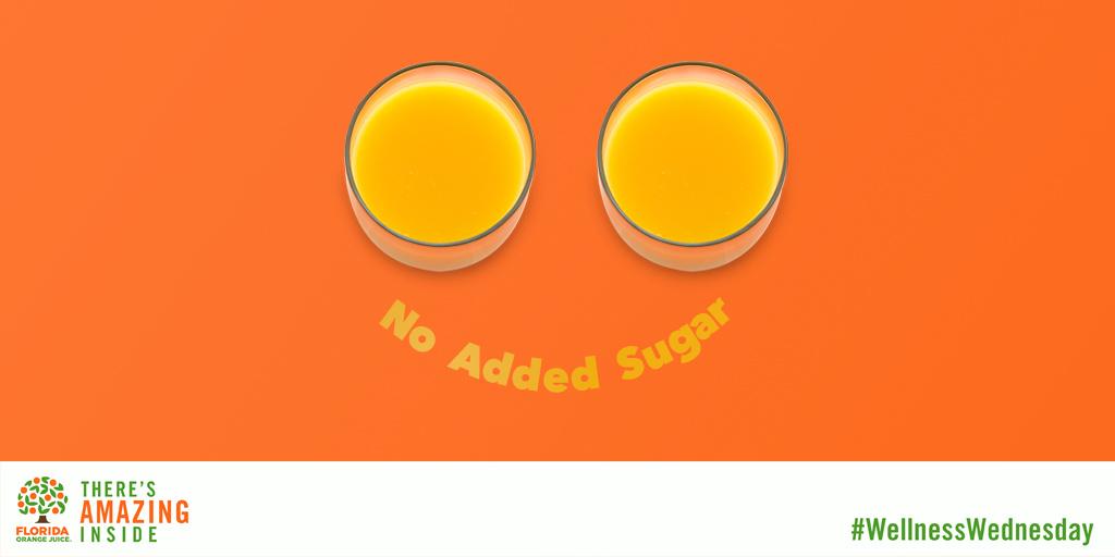 AmazingInside's tweet image. There’s never any added sugar in our naturally sweet 100% #Florida #OrangeJuice. #AmazingInside #WellnessWednesday