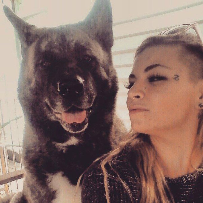 My #akita and I looking amazing #love http://t.co/iw7nLCJuuO<a href="/tag/akita"class="tags">#akita</a><a href="/tag/love"class="tags">#love</a>