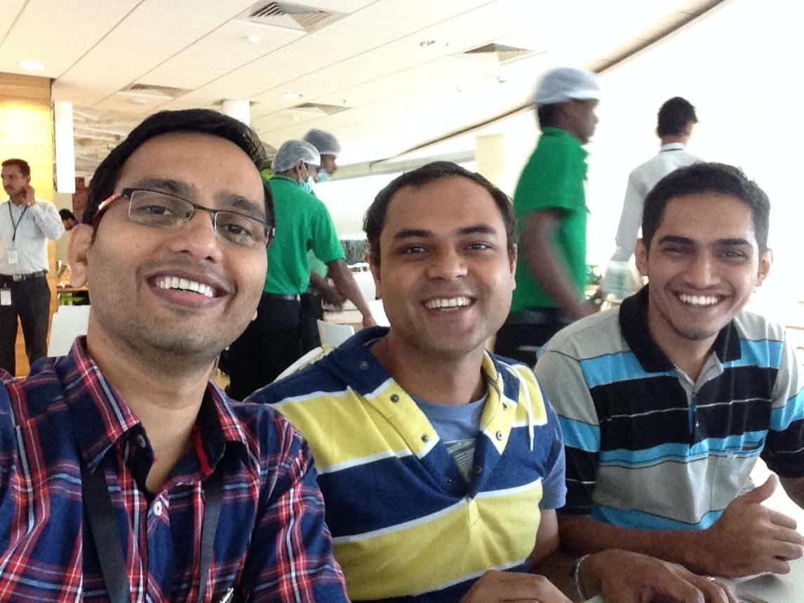 satishnitt's tweet photo. Team NinjaHackers during "Capture the flag" event #hacktober2015 @IntuitIN http://t.co/tt3E1ytzkg