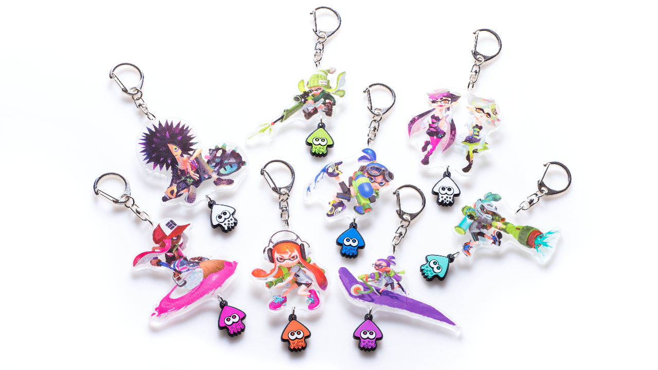 スプラトゥーン　グランドフェスティバル　シオカラーズ アクリルキーホルダー スプラトゥーン3 グランドフェス シオカラーズ アクリル