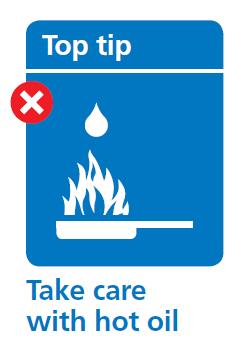 regmyappliance's tweet photo. Safety tip: Never leave a chip fryer unattended &amp; remember to register yr appliance   #FireKills http://t.co/ak243FG1MI