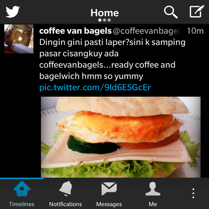 Abis Ujan bawaannya laper,,tuh <a href="/coffeevanbagels/">coffee van bagels</a> lg d balantika unpad di cisangkuy <a href="/infokulinerbdg/">Info Kuliner Bandung</a>