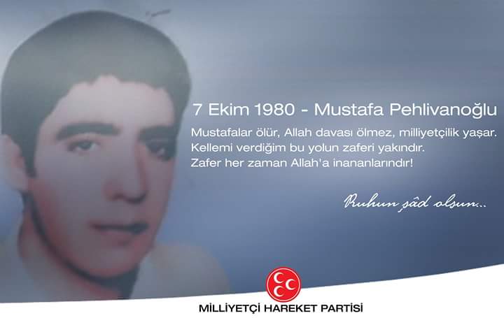 #MustafaPehlivanoğlu ölür davamız ölmez. Ölmek var dönmek yok.