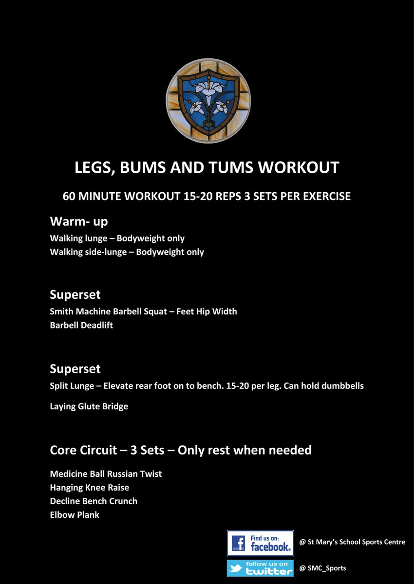 Legs, Bums and Tums Workout 