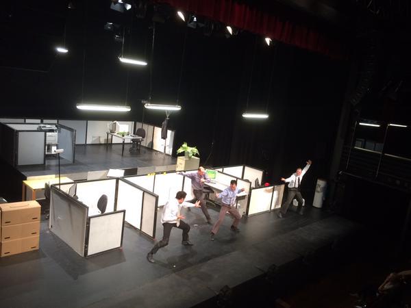 BLAMelShow's tweet photo. Ya tenemos a toda la crew de #BLAMelShow en el escenario de @BARTSbcn . ¡Hoy toca pre-estreno! #Barcelona http://t.co/BOl34EiP7G