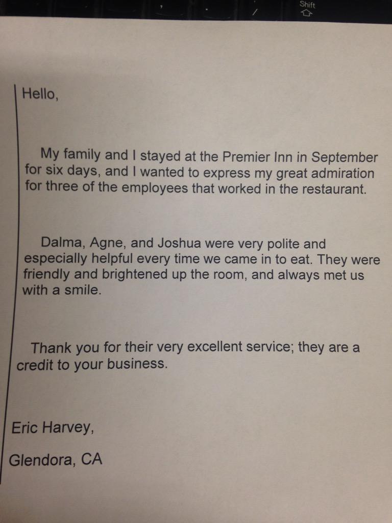 piwestminster's tweet photo. Fantastic compliment #Contyhall @premierinn @AGudonyte @dalmacskacsek @placemadebyyou @brunner79 @SDEBDD http://t.co/4zJzUTj2nZ
