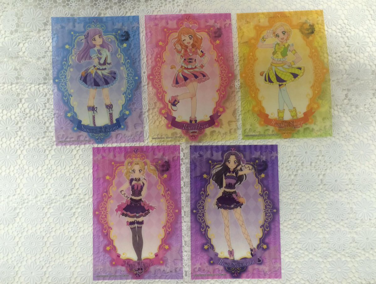 アイカツオフィシャルショップ限定　ポストカード入れ＆ポストカード9枚セット アイカツオフィシャルショップ限定 ポストカード入れ＆ポストカード9枚