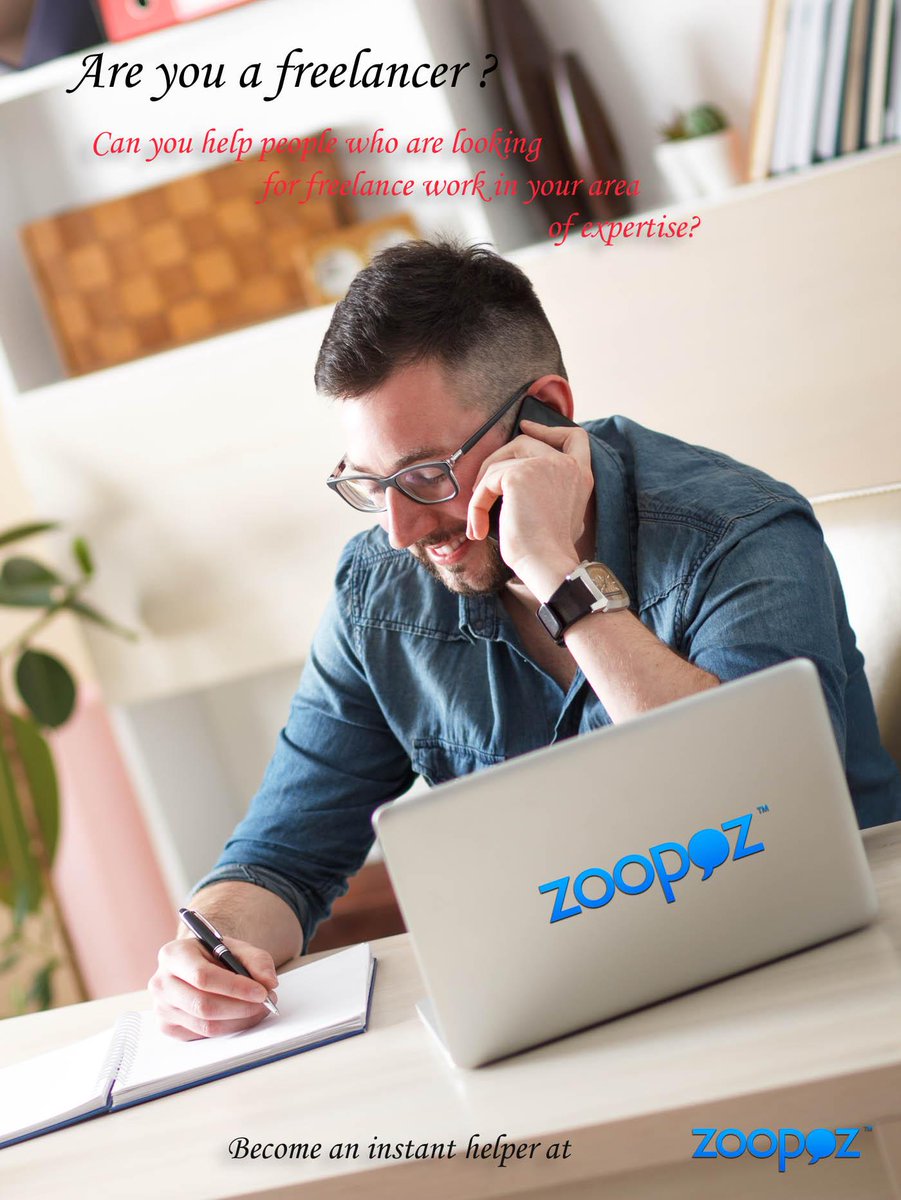 TheZoopoz's tweet photo. Are you a freelancer ? Become an instant helper at http://t.co/7RLPDbBfKx #freelancer #onlinejob #onlinehelper http://t.co/21x6MkRwrt