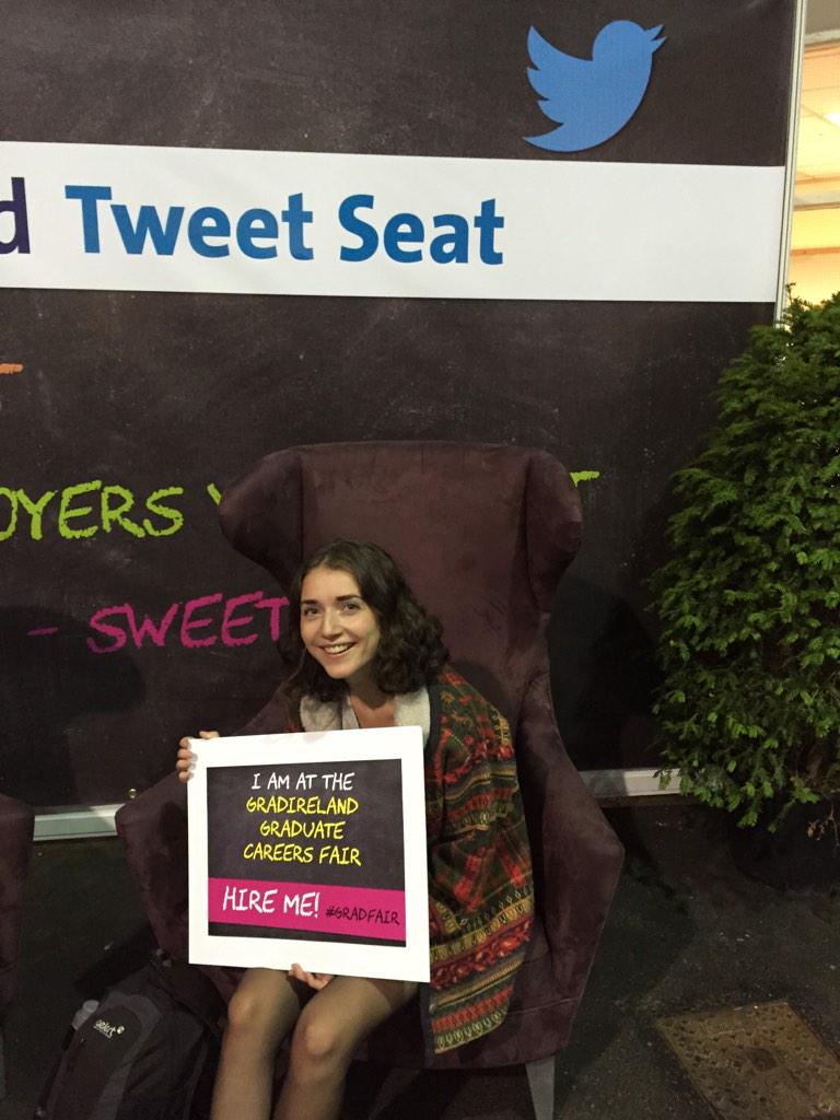 SamDGray's tweet photo. Rebecca Comer. Science. #gradfair http://t.co/86cnsgNLXN