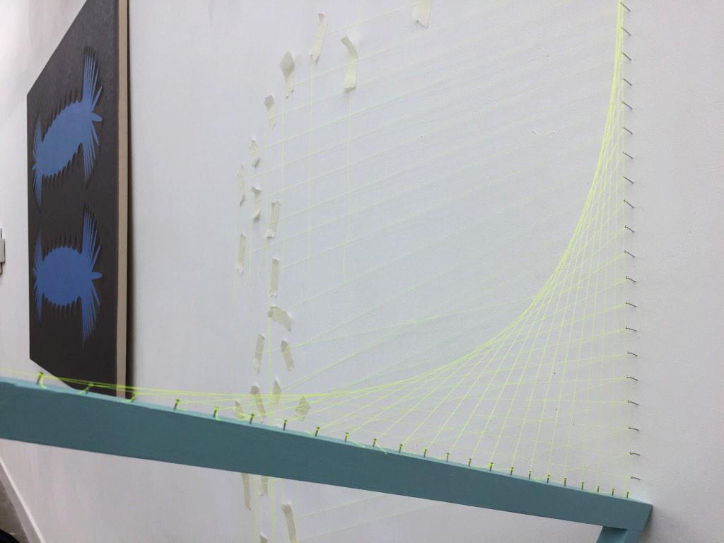 GalleryGriffin's tweet photo. #KateTerry very intricate installation of one of her forms for #PERFECTIONISM (part ii.) opens tonight at 6.30! http://t.co/ZdVDbTgSUG