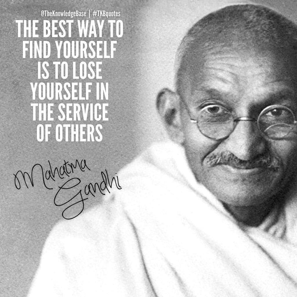 iMahatmaGandhi's tweet image. Indian revolutionary Mohandas Karamchand &quot;Mahatma&quot; Gandhi (1869-1948) with some wisdom.
#TheKnowledgeBase #TKBquotes