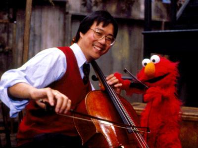 Happy 60th Birthday to Yo-Yo Ma, tremendous artist & communicator! Elmo loves you & so do we!  
