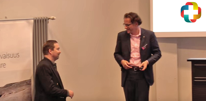 healthbankcoop's tweet photo. your #data, your choice http://t.co/Ef2Irpu6p8 #getpersonalized Summit by @SitraFund w/@retoschegg @MarkHummel3 http://t.co/niML7l2FRO