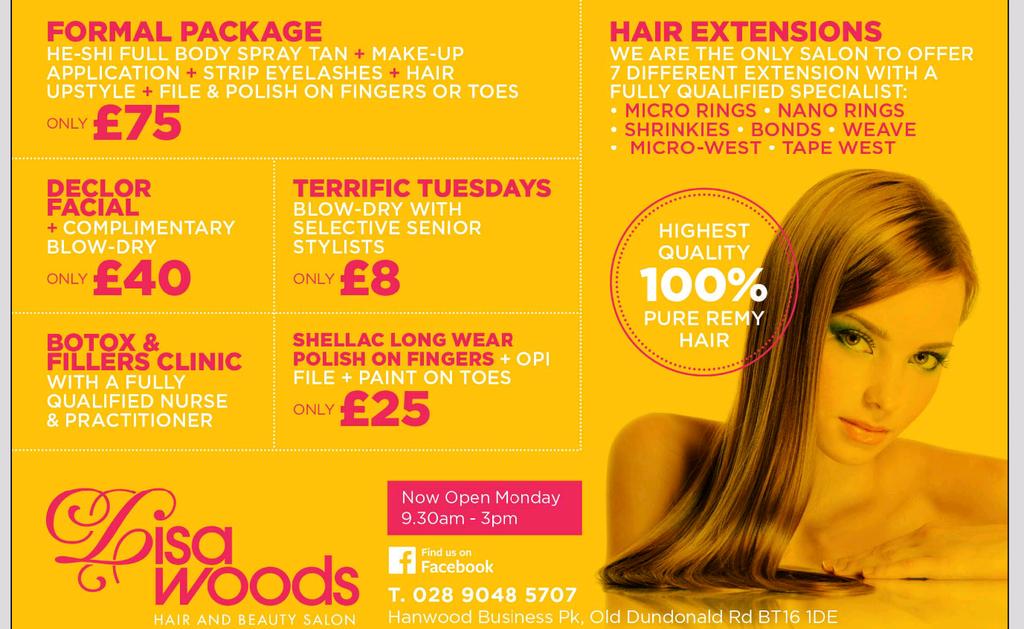 Some of our fab October offers. Available from 12/10/15. #remyhairextension #decleorfacials #shellac #opipolish