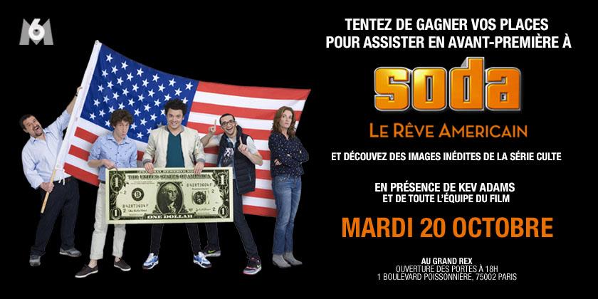 M6's tweet image. RT+Follow @M6 pour tenter de gagner vos places à l'avant-première de #Soda avec @kevadamsss !
bit.ly/Reglement-Avan…