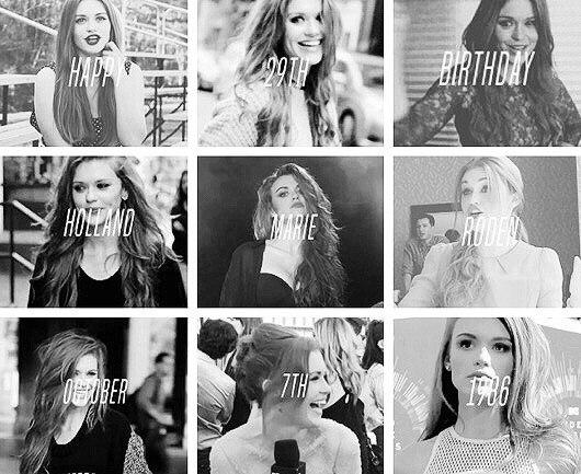 Happy Birthday, Holland Roden      