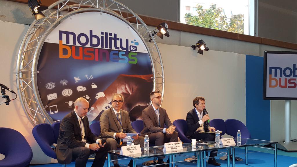 jmmougeolle's tweet photo. Quelle journée! Conférence au @Salon_Mobility #M4B15, rebelote demain où on parlera nouveaux usage avec @SharinPix ! http://t.co/a0Nu9yzpxu