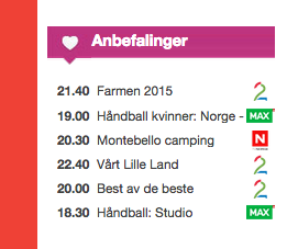 MeeTVno's tweet photo. Dagens toppliste: Premierer og EM-kvalik! Mest populært er Farmen2015. + Det er serieavslutning for CSI på TVN ikveld http://t.co/328q2GaQJJ