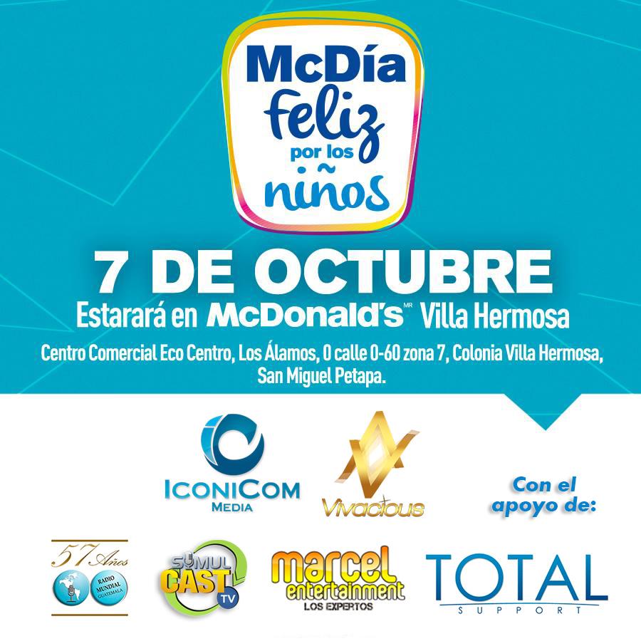 IconiCom's tweet photo. #McDiaFeliz por @FIRMGuatemala con el apoyo de @IconiComMedia #Vivacious @RadioMundial985 @Marcelshows #TotalSupport http://t.co/O4CwywgZn4