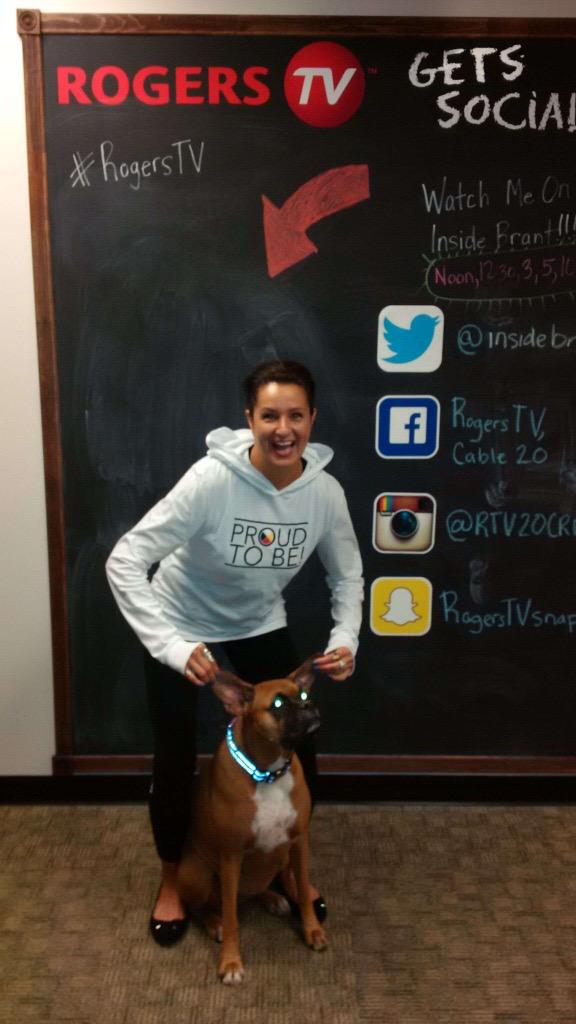 InsideBrant's tweet image. See why Cher Obediah and her dog Lexi are on Inside Brant at 3pm, 5pm,10pm or 11pm tonight only on #RogersTV