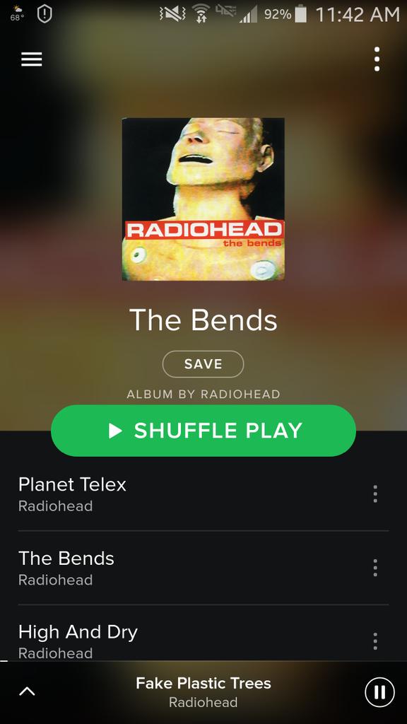 Happy Birthday, Thom Yorke! Playlist for for my walk to class today  