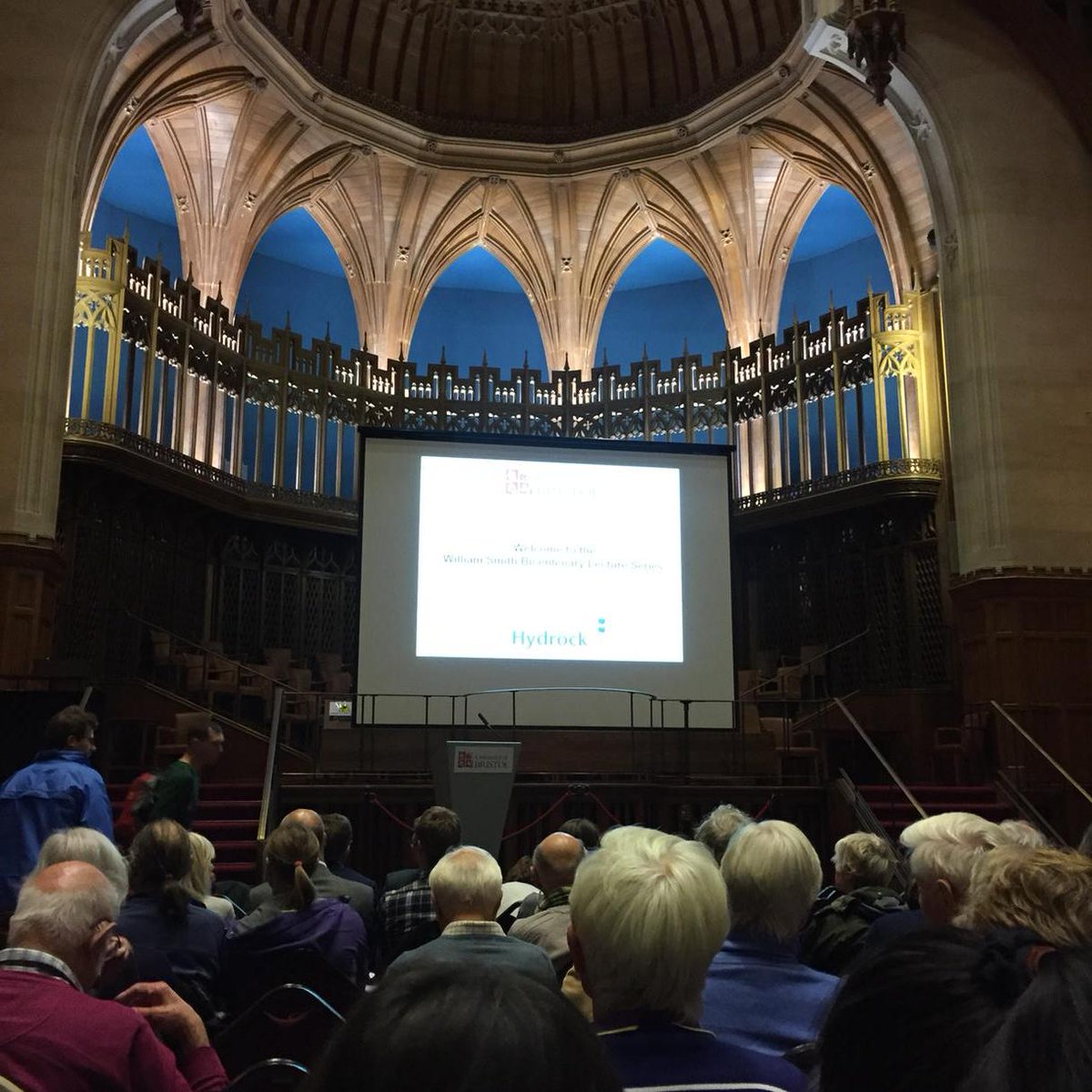 lindoobolite's tweet photo. At the William Smith Bicentenary lecture! http://t.co/wawLPNz0oE
