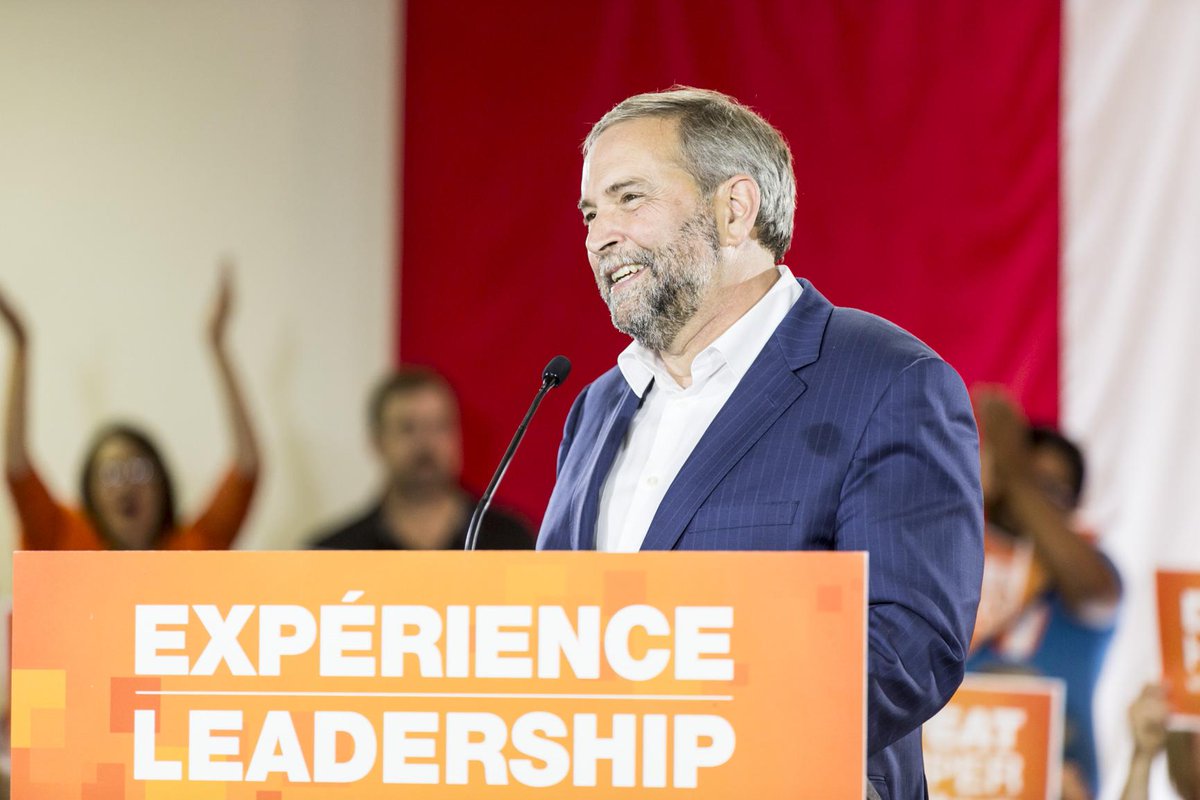 .<a href="/ThomasMulcair/">Tom Mulcair</a> promises to double government funding for First Nations education: fw.to/O51JGOd #elxn42