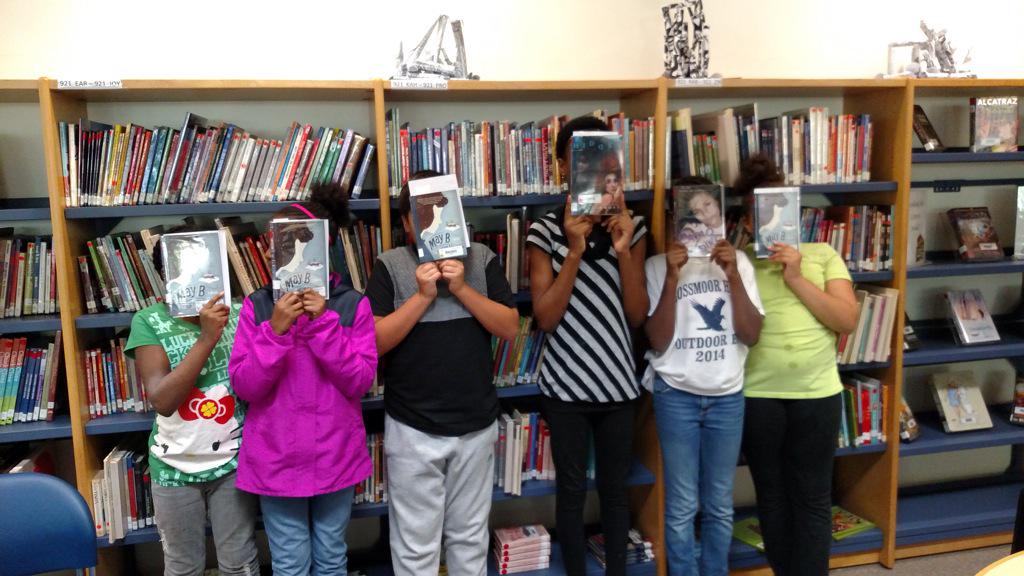 Book club started today!  #sd161learns #RebeccaCaudill