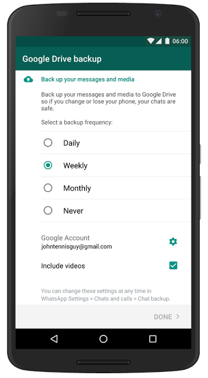 thenextweb's tweet photo. WhatsApp integrates Google Drive to make sure you never lose your photos, videos and chats http://t.co/zjGv7Zb4Bu http://t.co/df50cbpEEm