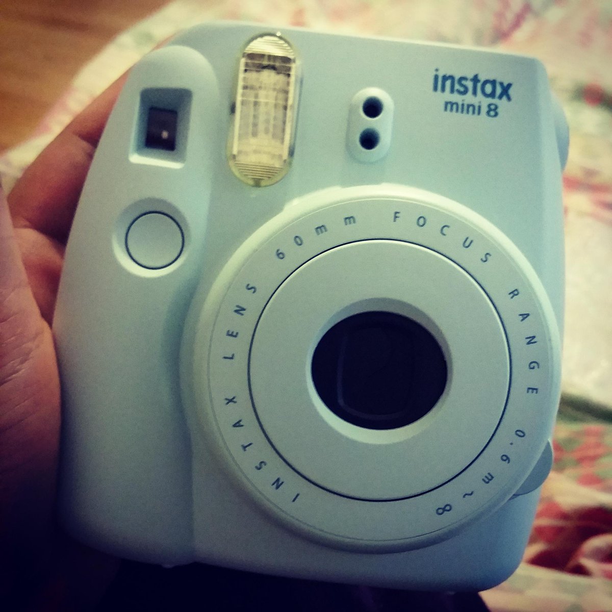 yadli2's tweet image. Happiness is just looking at my new baby blue instax camera. #cutecamera #babyblue #lovecutethings 😘😍😍
