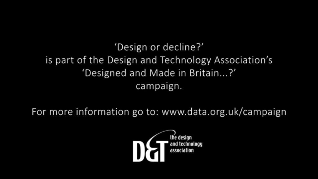 Impactful video from <a href="/DTassoc/">Design & Technology Association</a> on importance of #Design and #Technology in the curriculum - goo.gl/A2cL5G