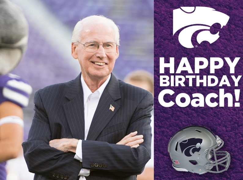 Happy Birthday to Coach Bill Snyder! 