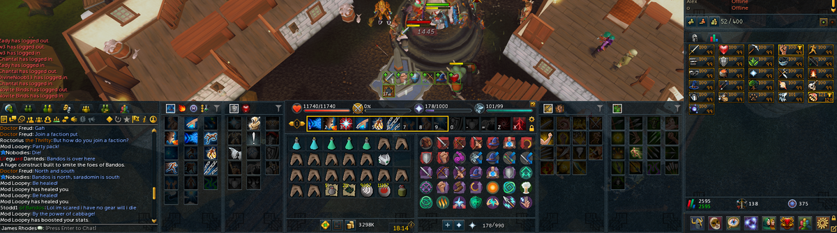 ScapersDen's tweet image. When a JMod boost actually nerfs you Virtual Levels @RuneScape @JagexSupport