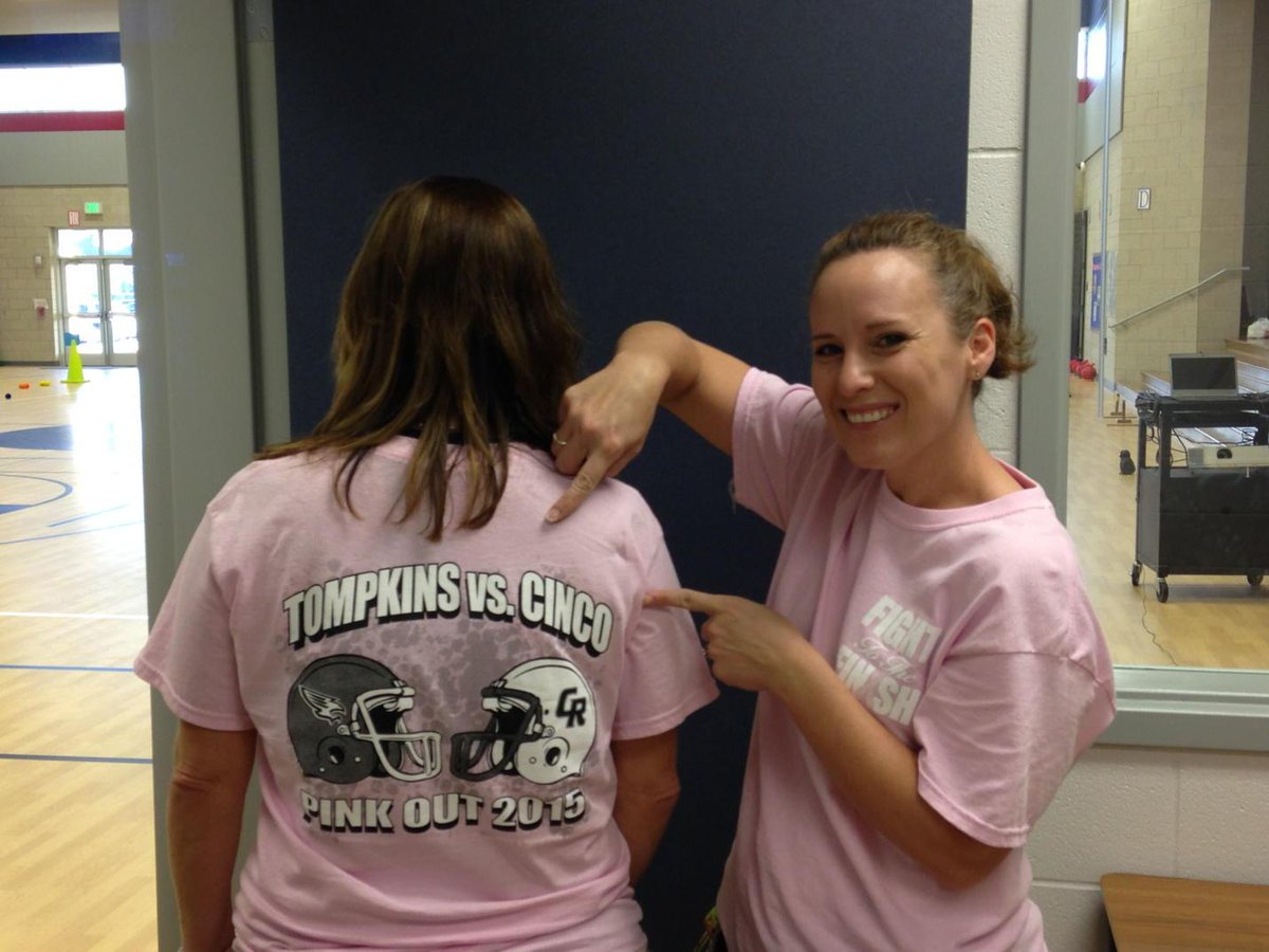 Tompkins vs Cinco #pinkout #kdepride <a href="/TompkinsHS/">Tompkins High School</a>