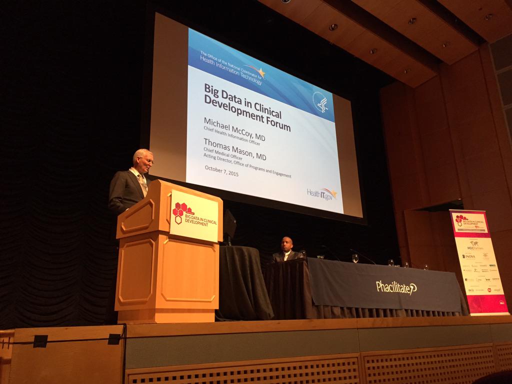 MrSumz8's tweet image. Dr Thomas Mason &amp;amp; Dr Michael McCoy from @ONC_FHA discuss potential of #BigData in clinical outcomes #bigdataleaders