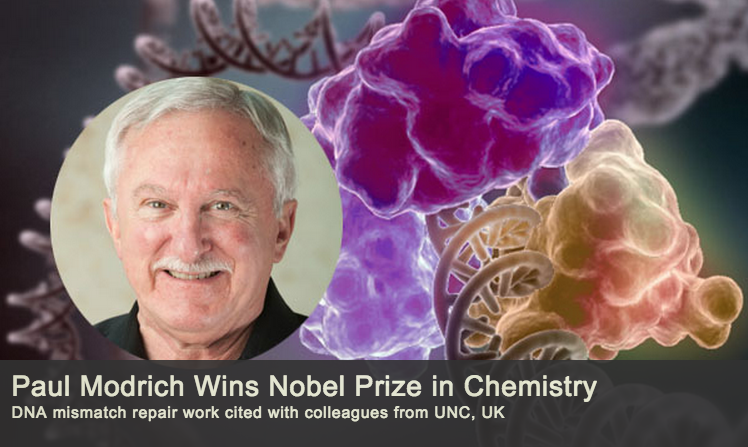 DukeMedGlobal's tweet photo. Paul Modrich @DukeU wins #NobelPrize in Chemistry https://t.co/n0oAwaqnb5 http://t.co/Q2yxq3Sh6t