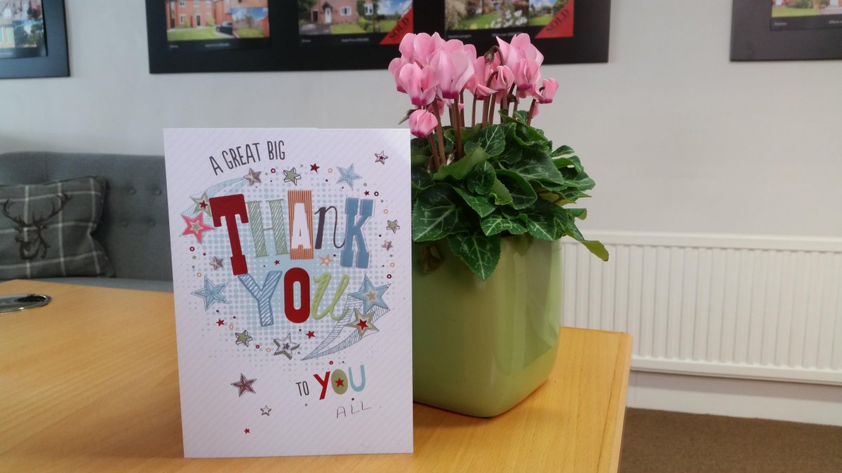 To John, Claire, Becky &amp; Tom, 
Thanks for everything, with my best wishes and thanks to you all. 
Mrs P