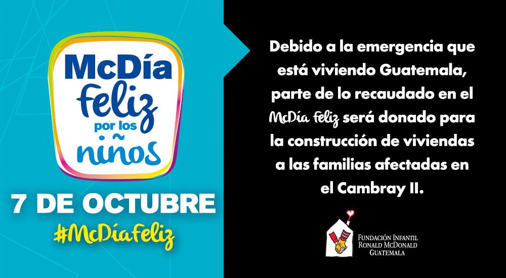 IconiCom's tweet photo. #McDiaFeliz en @McGuate Eco Centro Los Alamos Villa Hermosa I, San Miguel Petapa también por #DerrumbeCambray2 http://t.co/QCauTJdGnX